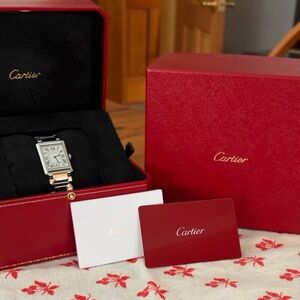 Cartier Tank Must Large Stainless Steel